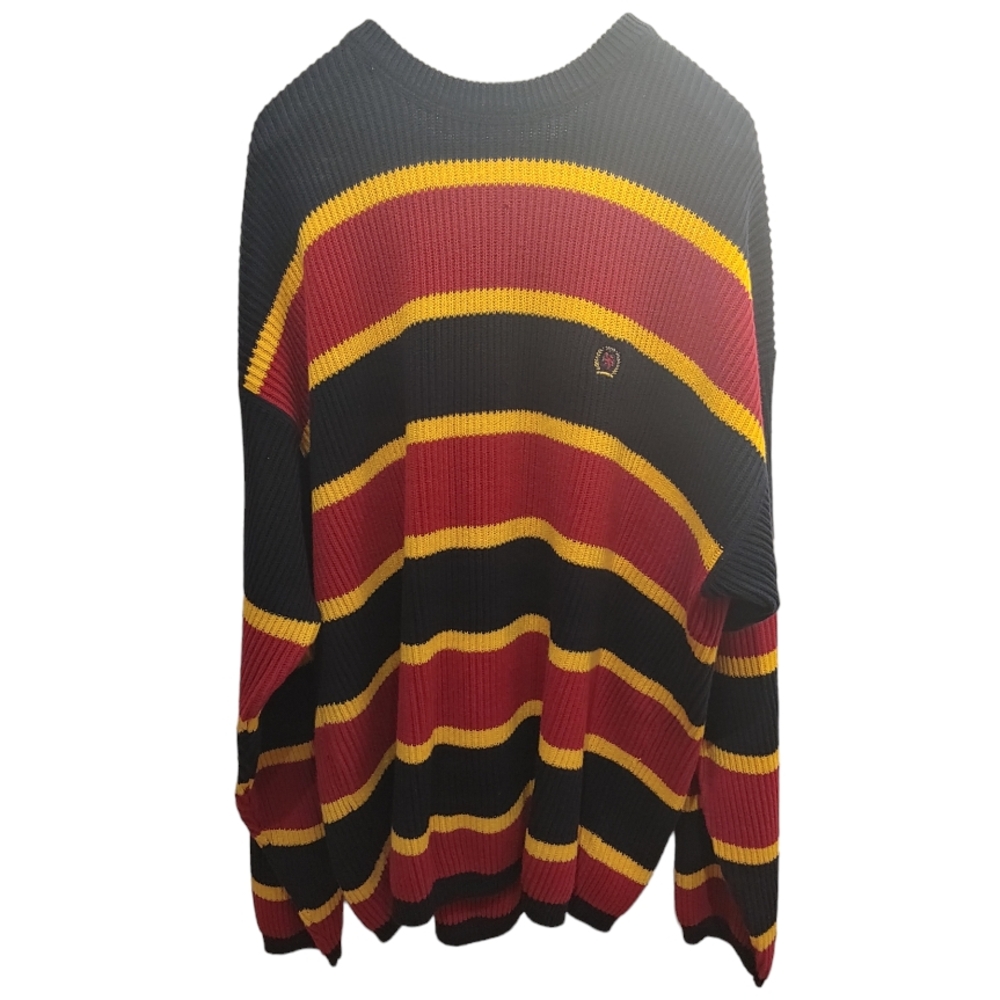 Vintage Tommy Hilfiger Men Crew Sweater